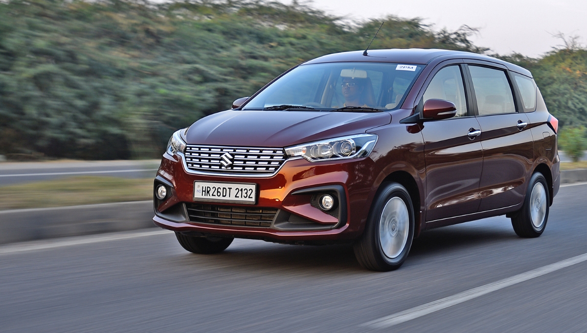Maruti Ertiga 2025: Spacious 7-Seater MUV with 20.3 kmpl Mileage & Loaded Features from ₹8.69 Lakh