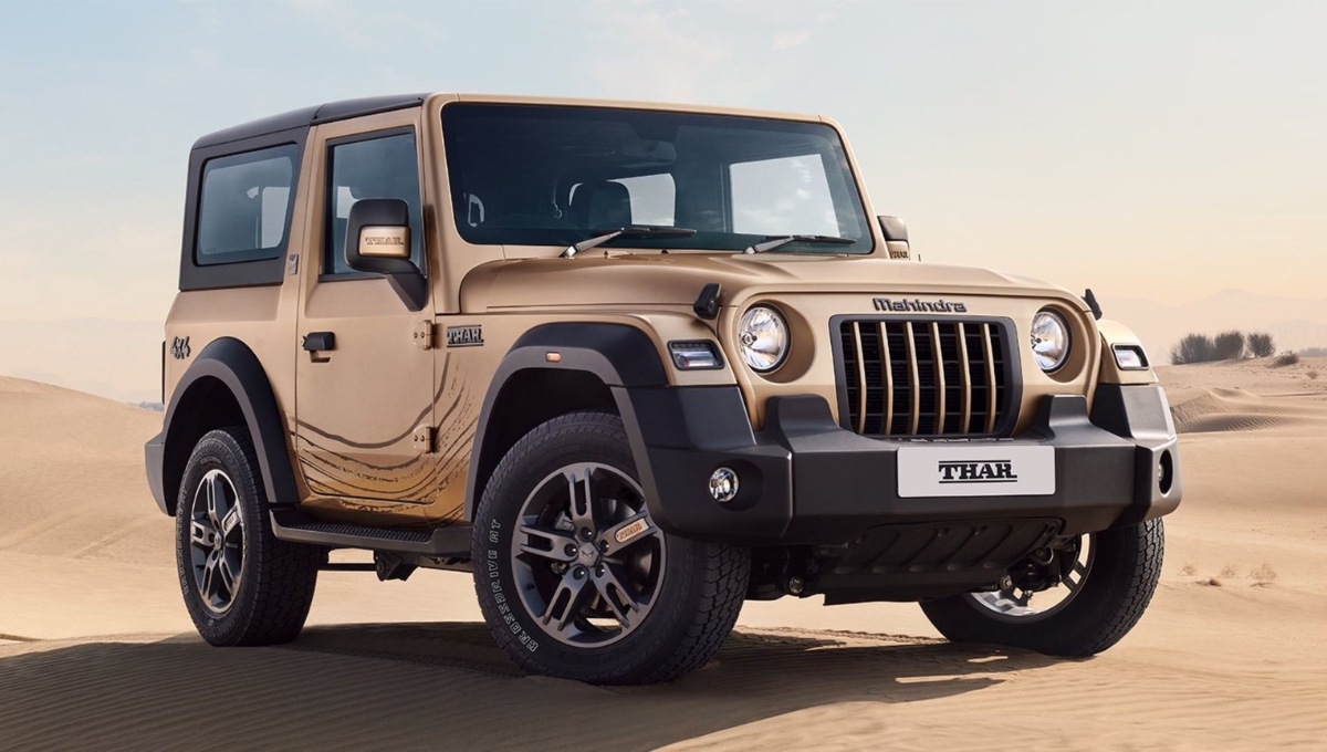 Mahindra Thar: Starting at ₹11 Lakh A Rugged SUV Loaded with Features and Power